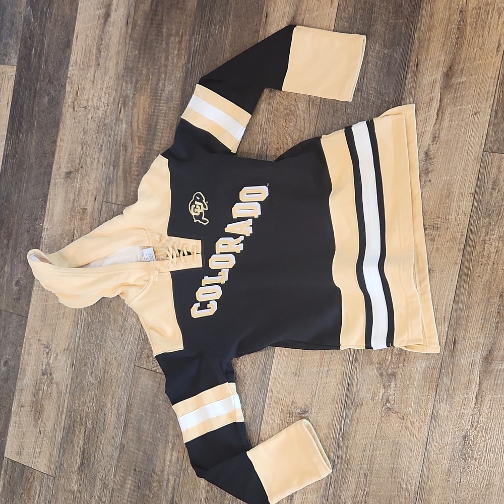 Colorado CU Buffaloes Hooded Sweatshirt Jersey